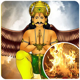 Individual Ashu Garuda Fire Lab on Garuda Panchami Day Individual Ashu Garuda Fire Lab on Garuda Panchami Day