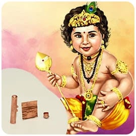 Kulanthai Vadivelan Moola Mantra Energized Copper Amulet