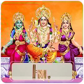 Subramanya Valli Devasena Moola Mantra Energized Copper Amulet
