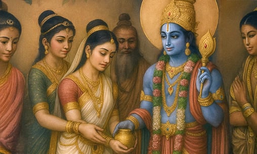 Vishnu-&-Lakshmi-Thiru-Kalyanam 2-Priest Individual Jupiter Planetary Blessings Fire Lab*
