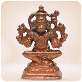 1-Inch Yoga Anjenaya Statue