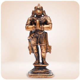 2.5-Inch Bhakta Anjaneya Statue