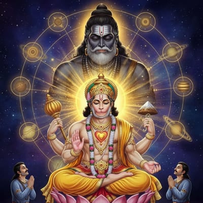 Hanuman as the Reliever of Saturn Afflictions & Planetary Challenges