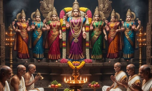 48-Day Sapta Kanni Pooja by Vedic Priest