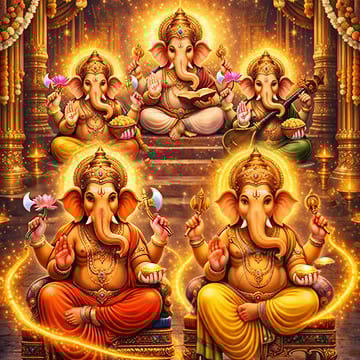 PANCHA GANESHA (5 GANESHA) SACRED BLESSINGS PROGRAM