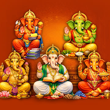 PANCHA GANESHA (5 GANESHA) SACRED BLESSINGS PROGRAM