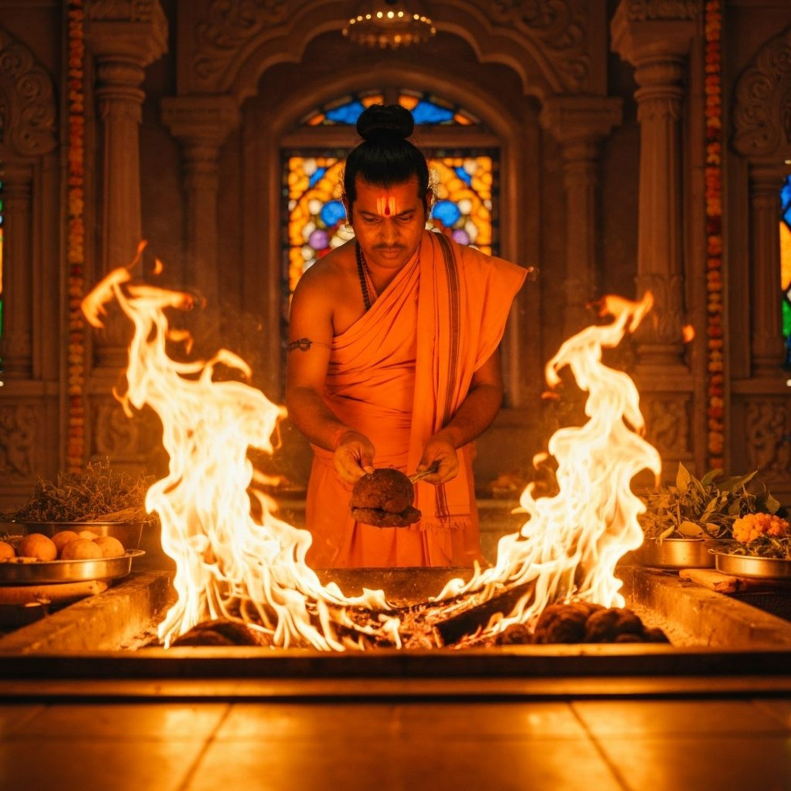 Homa fire ritual