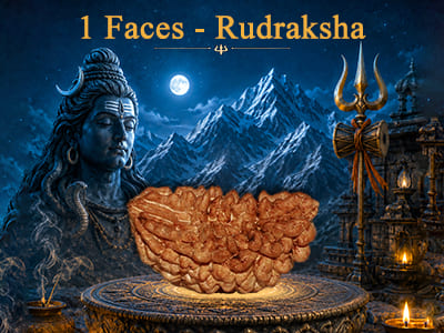 1 Faces Rudraksha