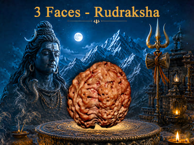 3 Faces Rudraksha