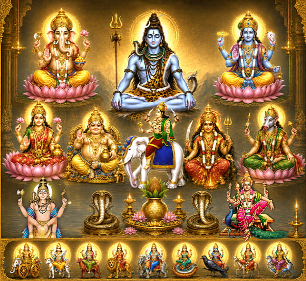 365 Days Poojas & Powertime Invocations — 35 Divine Archetypes