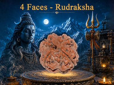 4 Faces Rudraksha