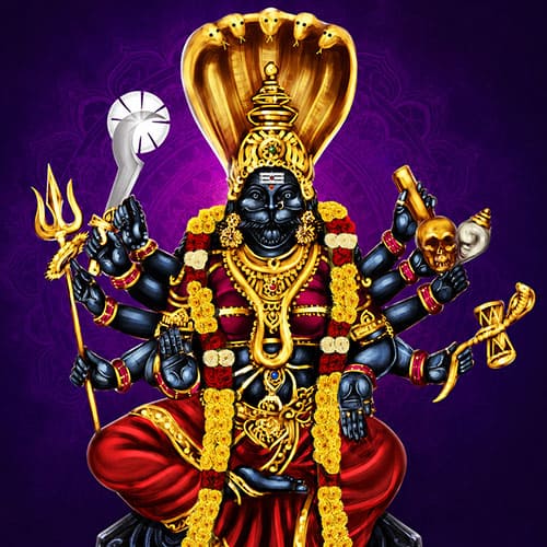Goddess Pratyangira — Lion-Headed Supreme Protectress
