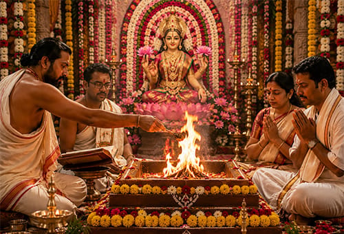 Temple ceremony