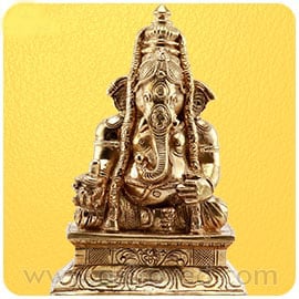 5-Inch Karpaga Vinayaka Statue