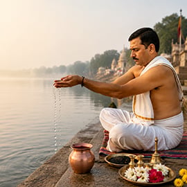 Individual Maha Tarpanam on Mahalaya First & Last Day in Kerala