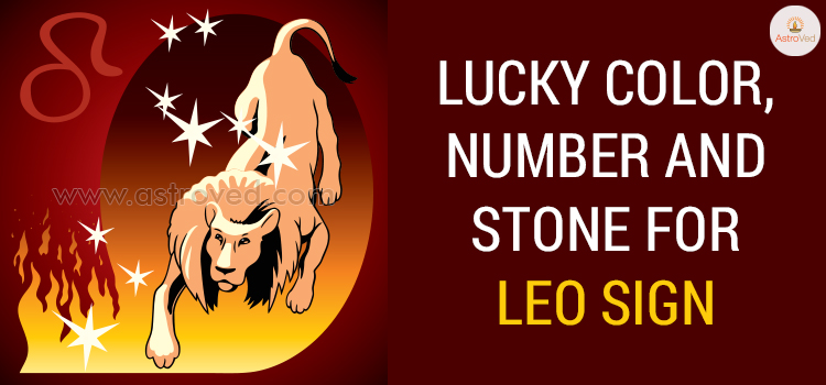 Lucky Color, Number and Stone for Leo Sign