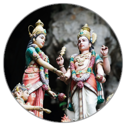 Lord Muruga and Devasena