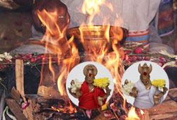 	एस्ट्रोवेद उपचारात्मक केंद्र पर सूर्य और चन्द्र यज्ञ (अग्नि प्रार्थना)