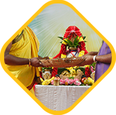 Dakshina and Food Feeding for Vedic Brahmins on Dwadasi (12th Moon)