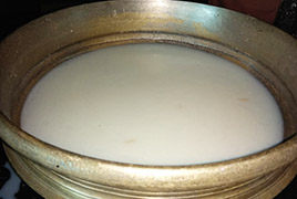 Pal Payasam (Milk Pudding) Offering