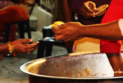 Food Feeding at Thiruvannamalai