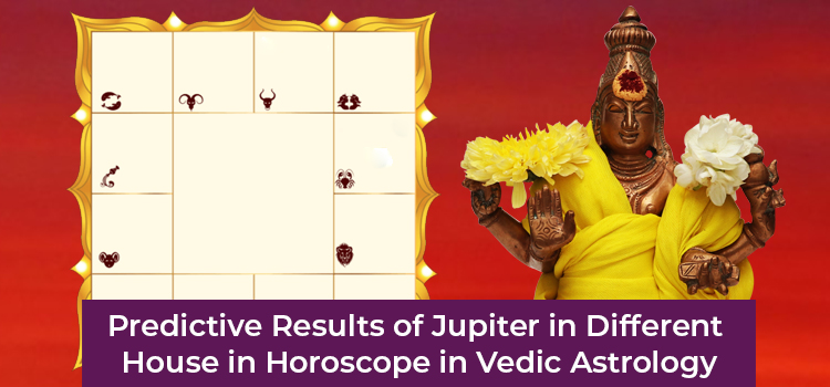 Effects of Jupiter in different houses of Horoscope in Vedic Astrology