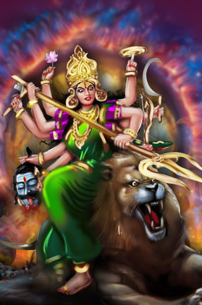 Negativity-Destroying 7th & 8th Forms of Durga- Part 4