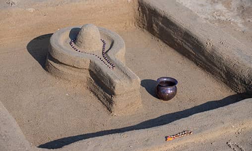 Sand Shiva Linga Pooja